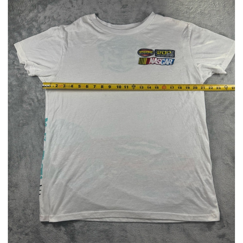 NASCAR #94 Racing T Shirt Mens L White Graphic Short Sleeve Speedway Embroidered - Picture 4 of 10